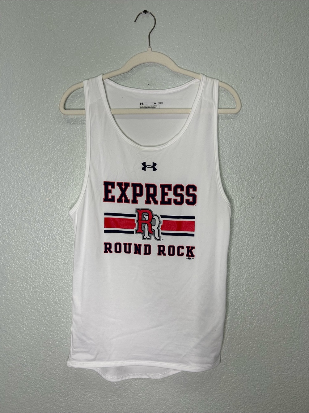 Round Rock Express White Tank Top